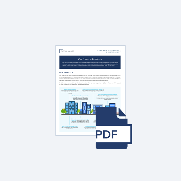 PDF Thumbnail - Our Focus on Residents